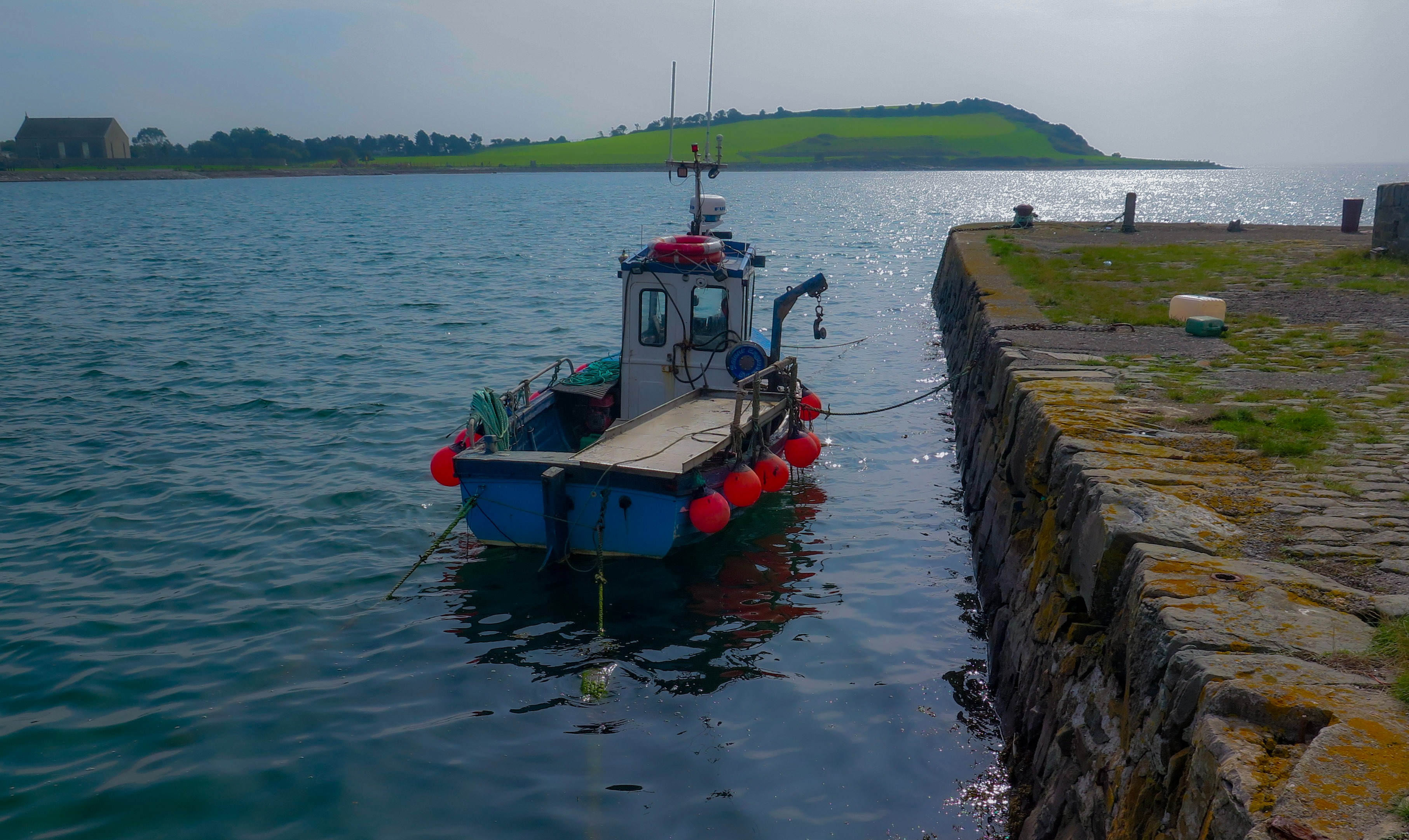 Fishing vessel at harbourside