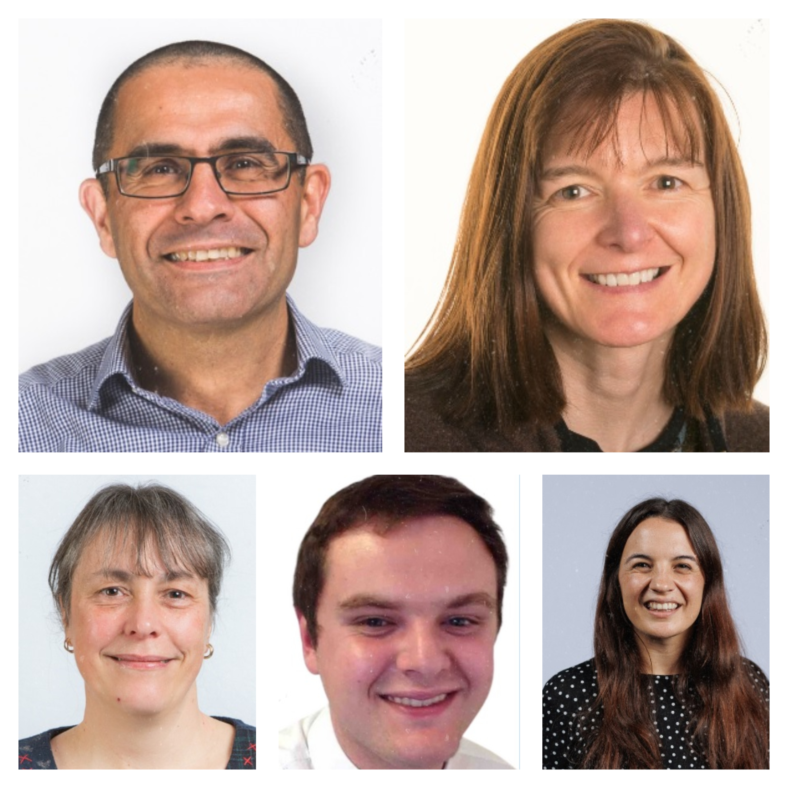 Collage of the five Regulation team members