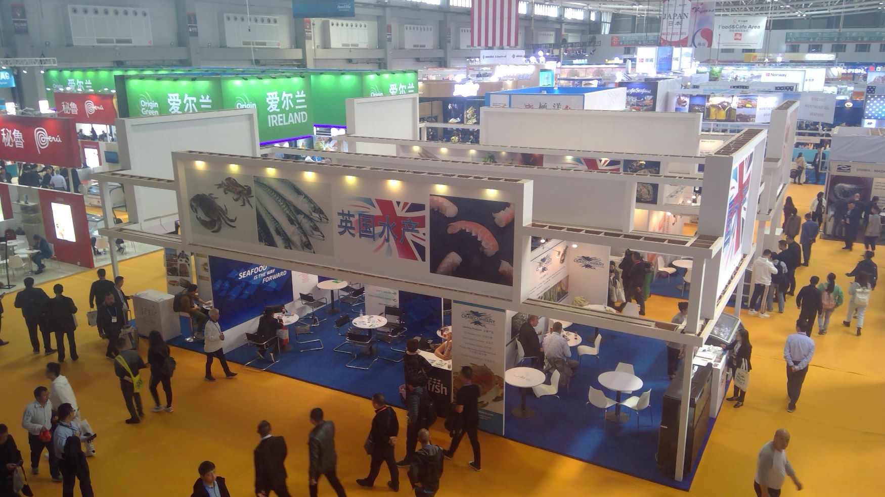 The Seafish stall at a previous China Fisheries & Seafood Expo.