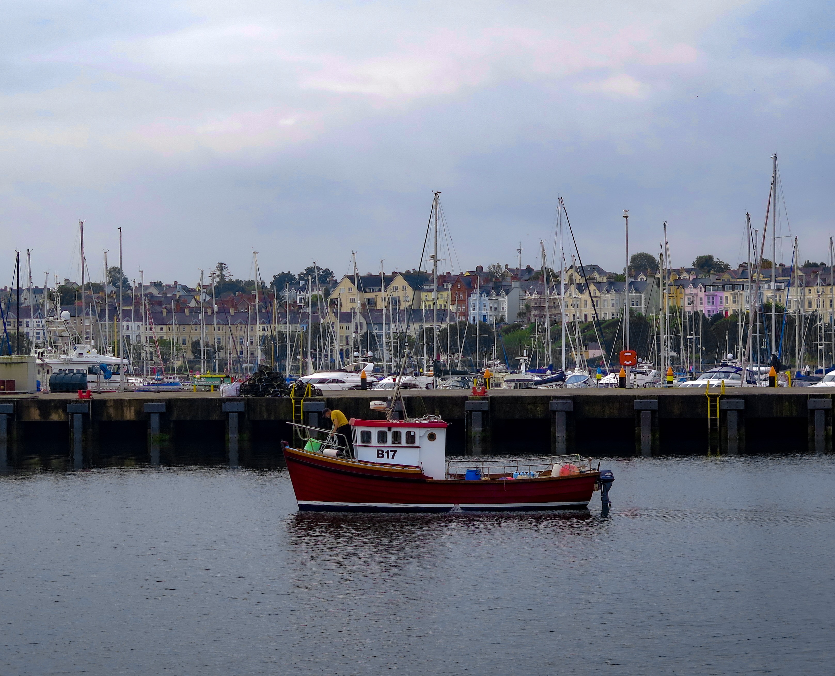 Fishing vessel at sea